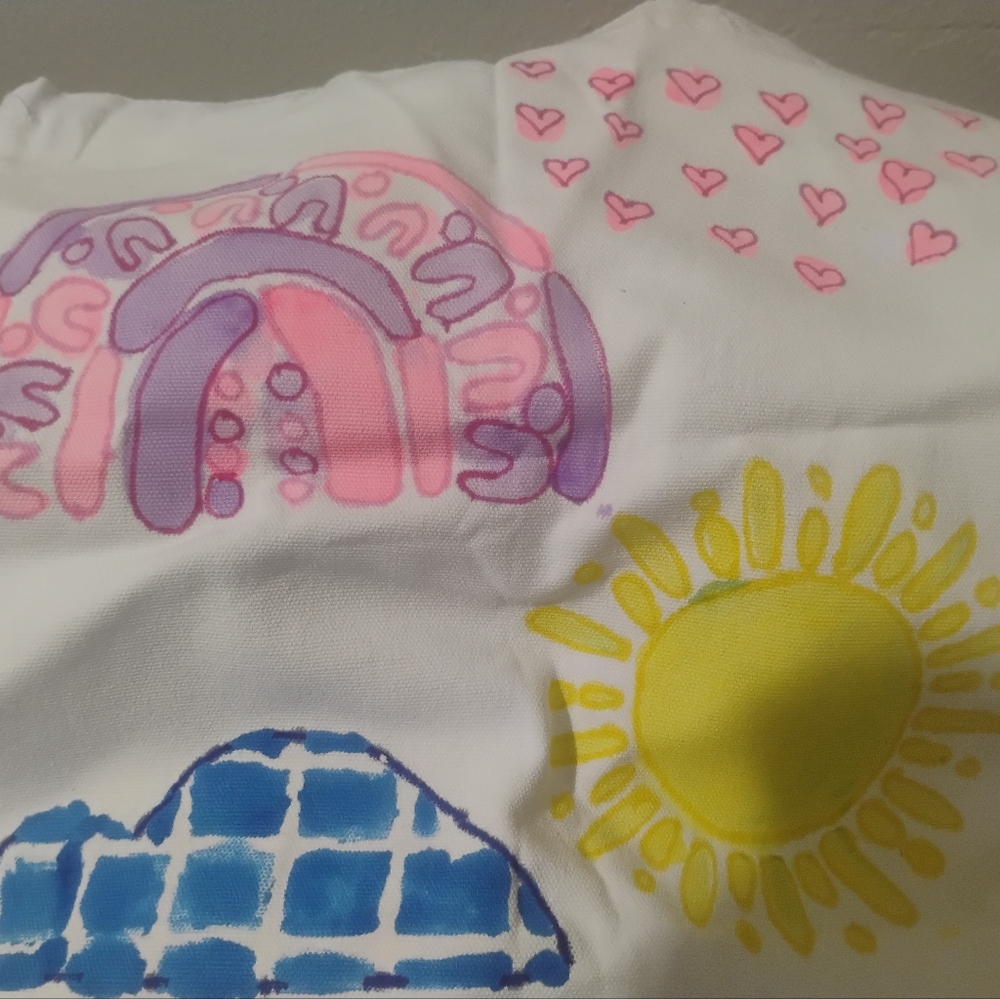 Colorful Graphic Print Fabric